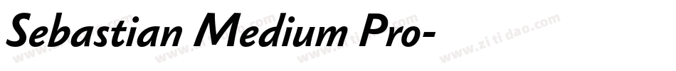 Sebastian Medium Pro字体转换